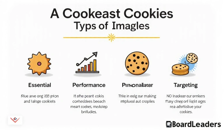 Different types of cookies categorized by purpose
