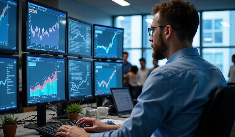 Industry research data visualization
